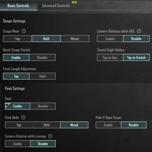 pubg control 5 finger code